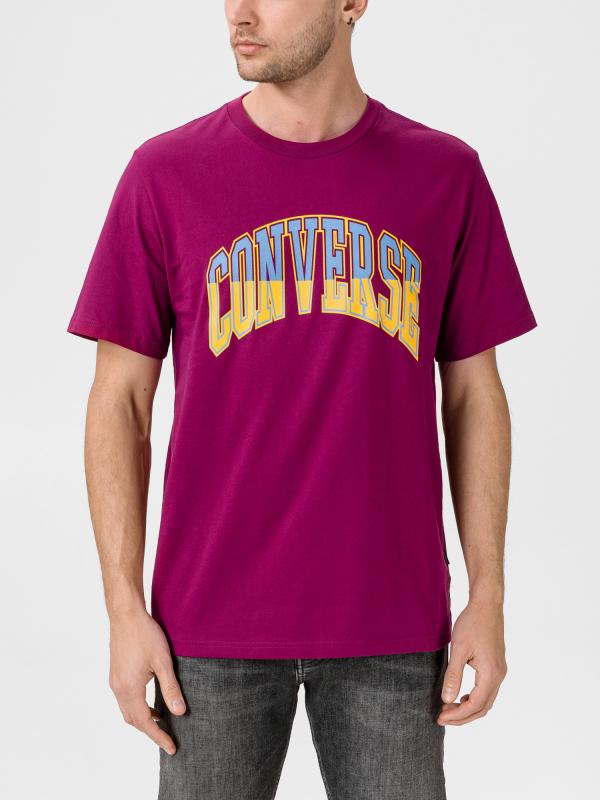 Tričko Converse Twited Varsity Graphic Tee Růžová