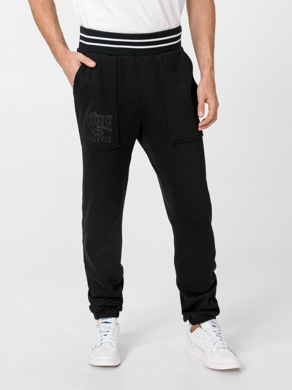 Tepláky Converse Twisted Varsity Pant Černá