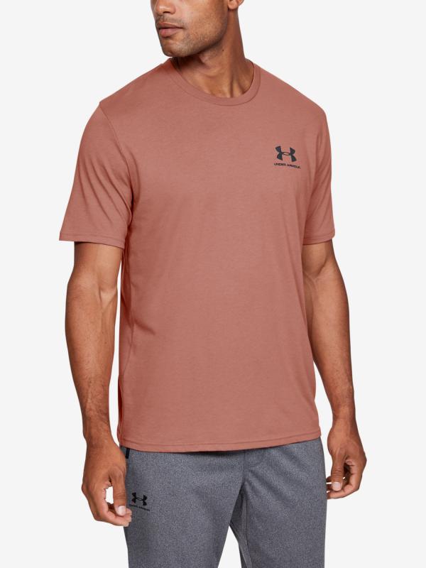 Tričko Under Armour Sportstyle Lc Ss Oranžová