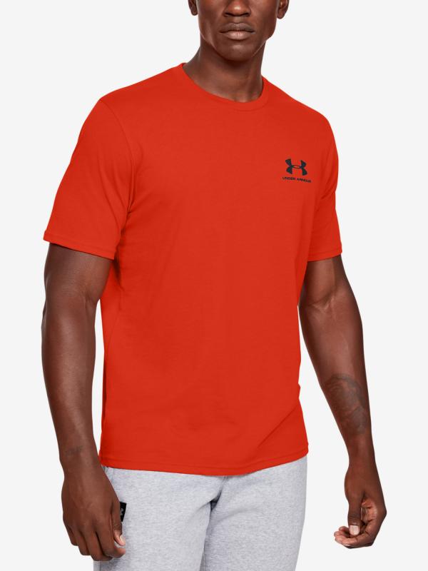 Tričko Under Armour Sportstyle Lc Ss Oranžová