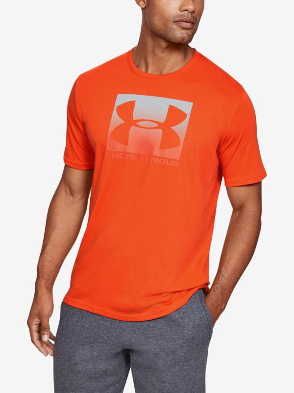 Tričko Under Armour Boxed Sportstyle Ss Oranžová