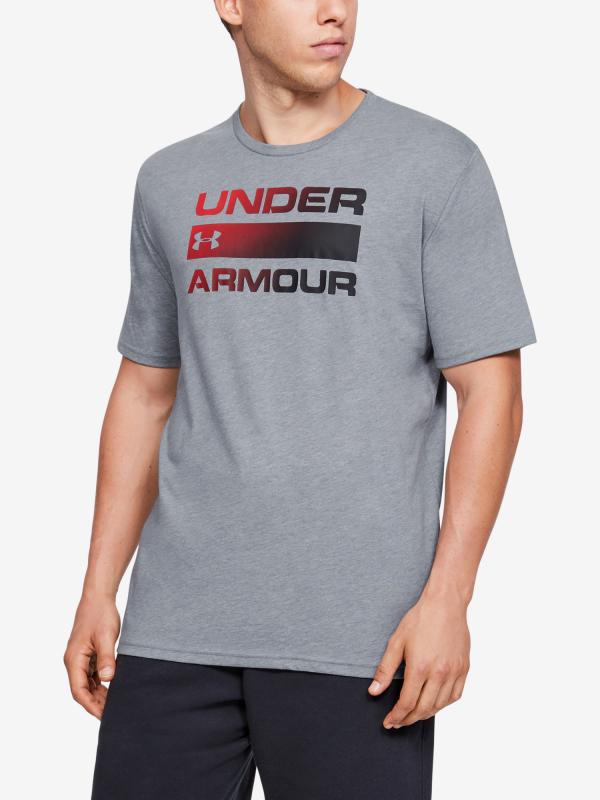 Tričko Under Armour Team Issue Wordmark Ss Šedá