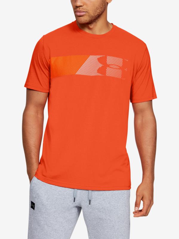 Tričko Under Armour Fast Left Chest 2.0 Ss Oranžová