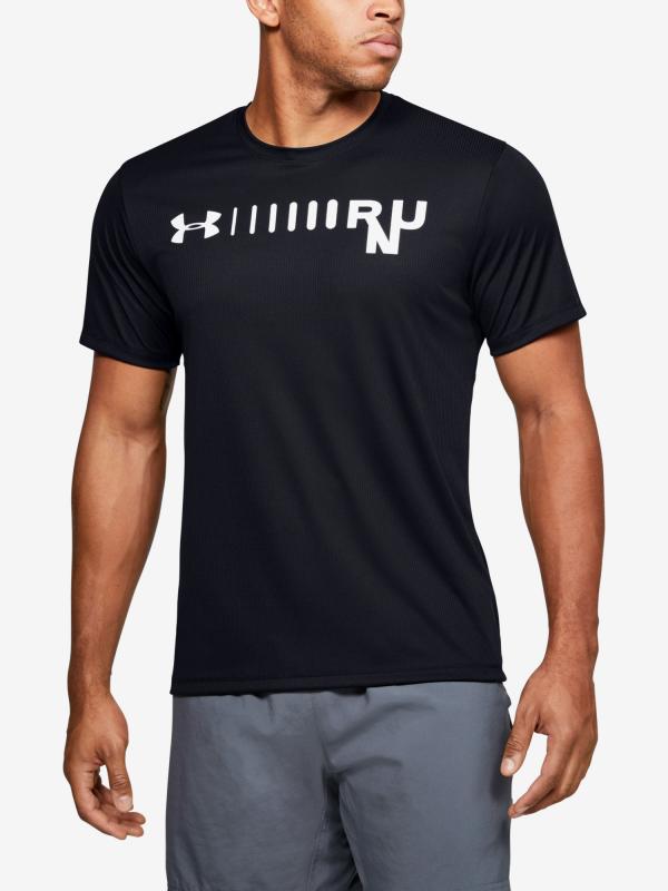 Tričko Under Armour M Speed Stride Graphic Short Sleeve Černá