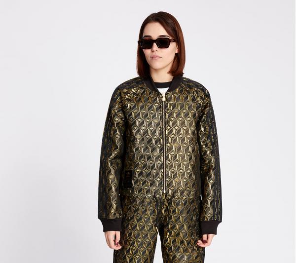 adidas Premium Superstar Track Top Black/ Golden Metallic
