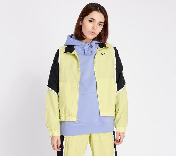 Nike Sportswear Woven Piping Jacket Limelight/ Black/ Black