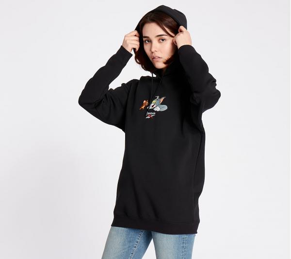 Reebok x Tom & Jerry Hooded Dress Black