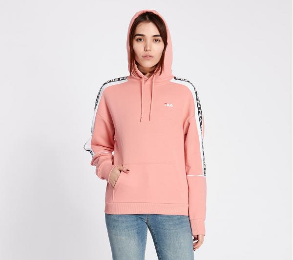 FILA Tavora Hoodie Lobster Bisque/ Bright White
