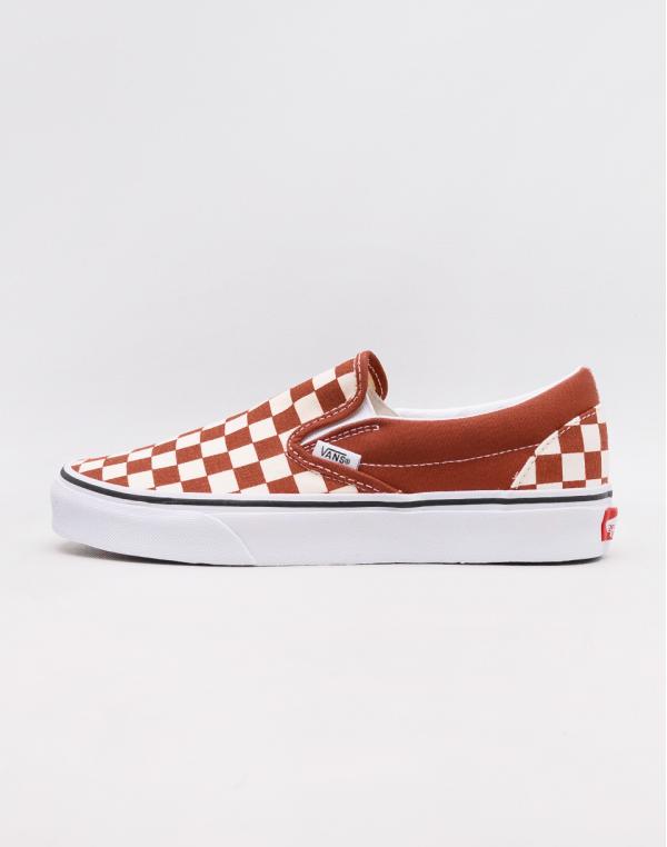 Vans Classic Slip-On (Checkerboard) Picante/ True White 43