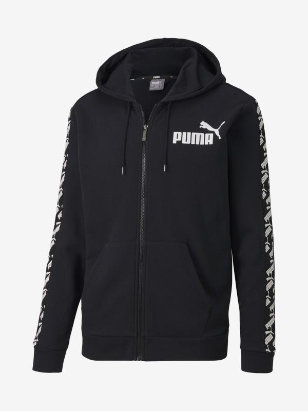 Mikina Puma Amplified Hooded Jacket Tr Černá