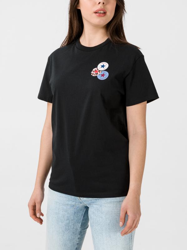 Tričko Converse Womens Distort Tee Černá
