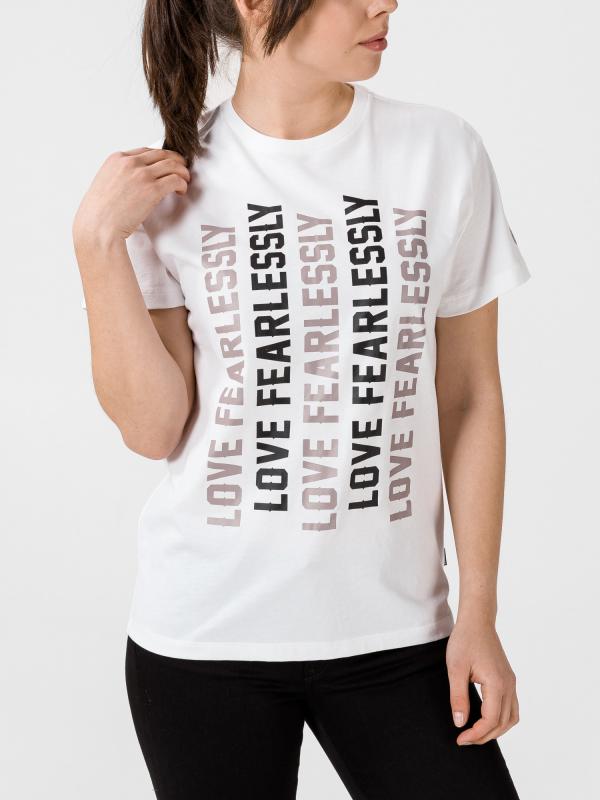 Tričko Converse Womens Love The Progress 2.0 Relaxed Tee Bílá