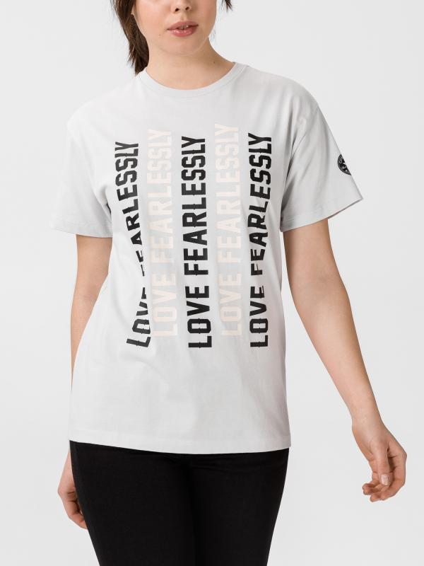 Tričko Converse Womens Love The Progress 2.0 Relaxed Tee Bílá