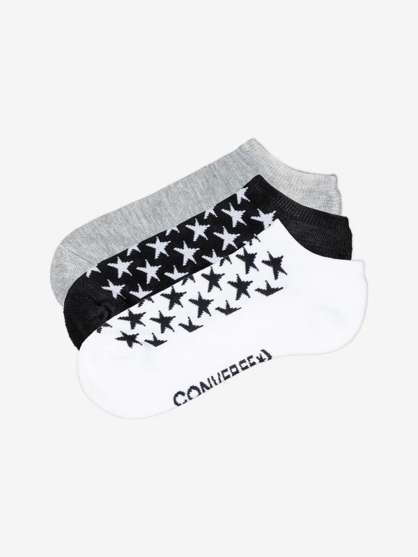 Ponožky Converse 3Pp Sport Stars No Show Barevná