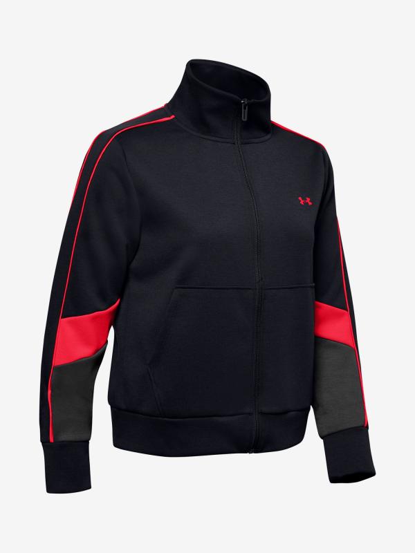 Mikina Under Armour Double Knit Fz Černá
