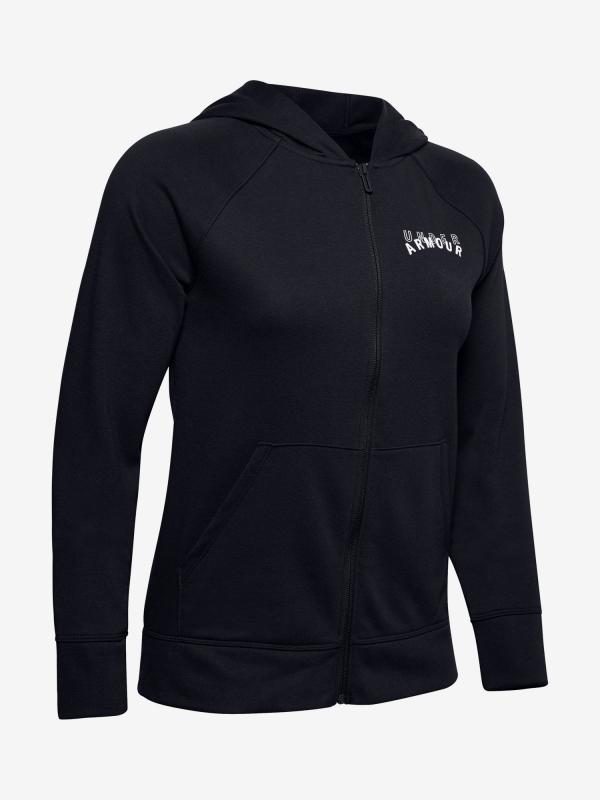 Mikina Under Armour Rival Terry Fz Hoodie Černá
