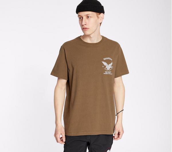 maharishi Drone Eagle Organic Tee Maha Olive