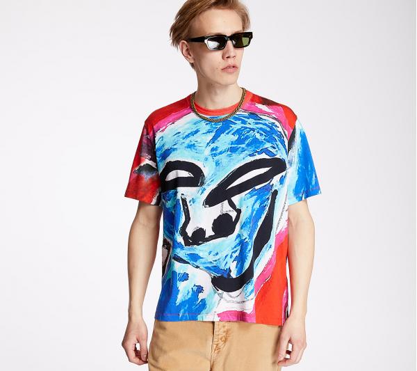 Our Legacy New Box Tee Voodoo Face Print