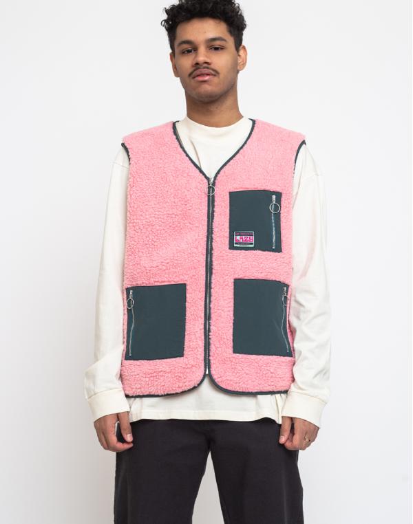 Lazy Oaf Grow Your Own Gilet Pink XL