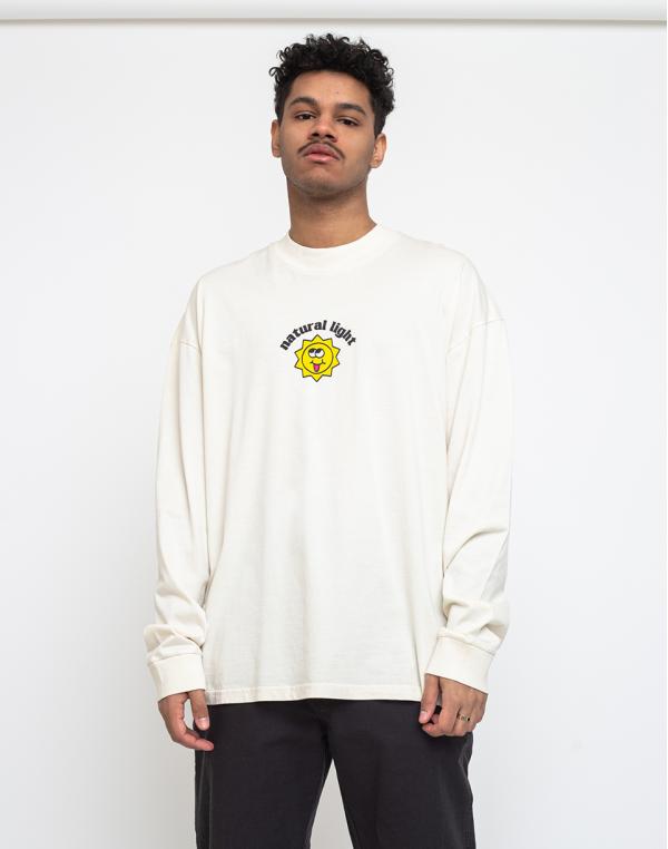 Lazy Oaf Natural Light Long Sleeve T-shirt Off-White S