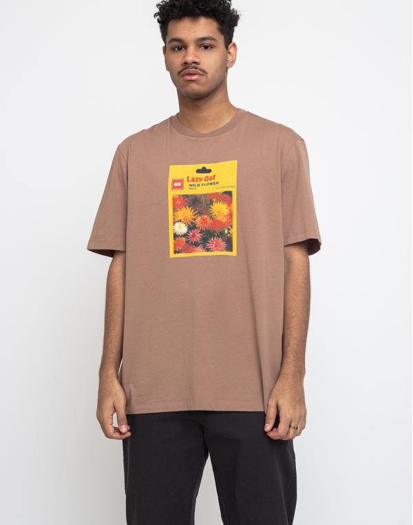 Lazy Oaf Seed Packet T-shirt Brown S