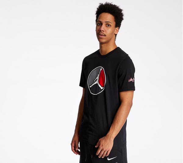 Jordan Remastered Hybrid Tee Black/ Gym Red
