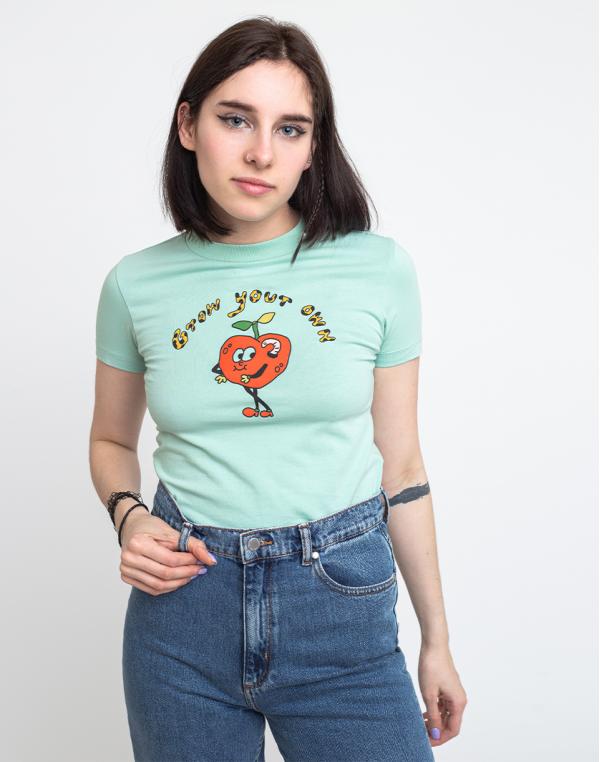 Lazy Oaf Grow Your Own Apple Tee Green M