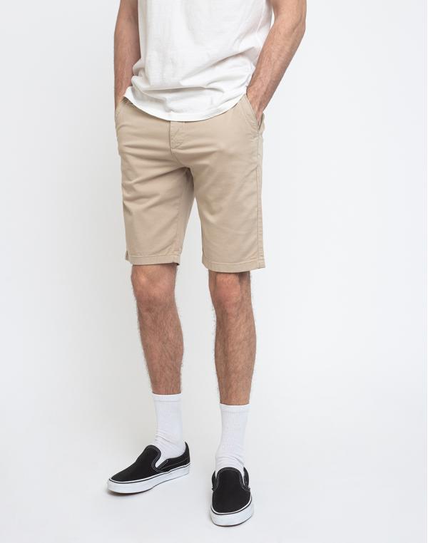 Knowledge Cotton Chuck Regular Chino Shorts 1228 Light Feather Gray 34