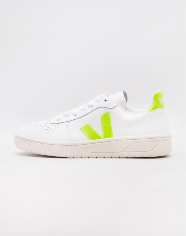 Veja V-10 Extra White Jaune Fluo 36