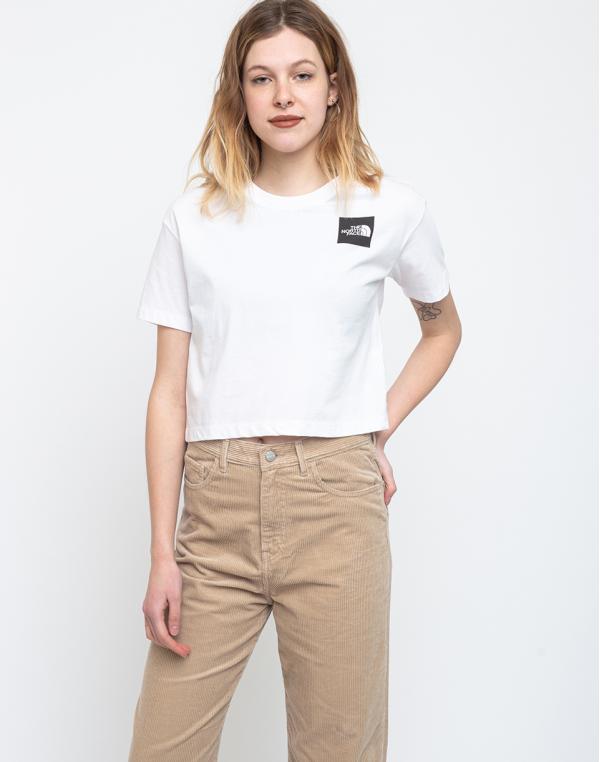 The North Face W Cropped Fine Tee Tnf White M
