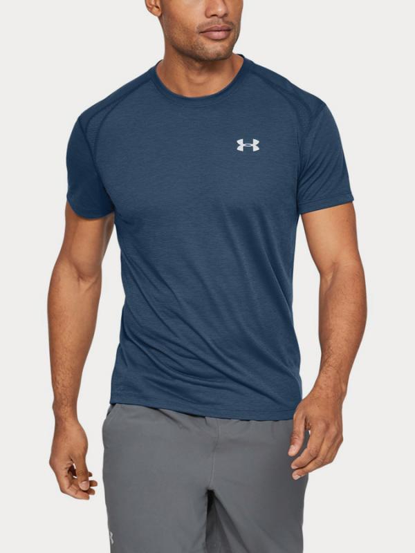 Tričko Under Armour Streaker 2.0 Shortsleeve Modrá
