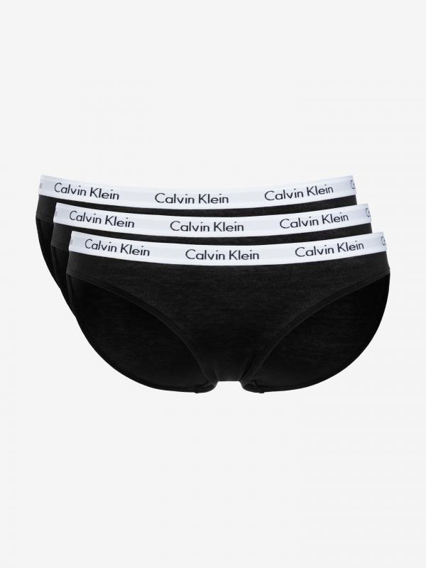Kalhotky 3 ks Calvin Klein Černá