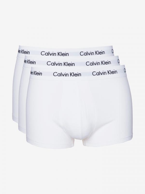 Boxerky 3 ks Calvin Klein Bílá