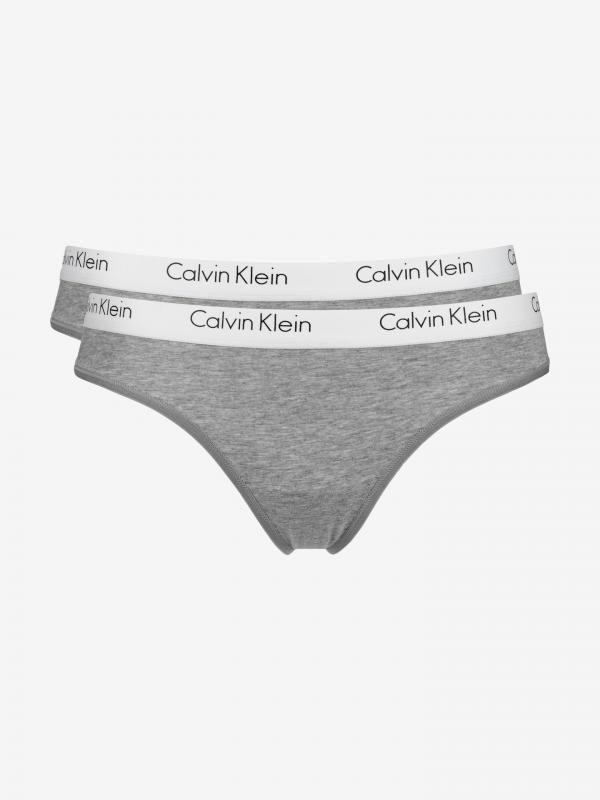 Kalhotky 2 ks Calvin Klein Šedá