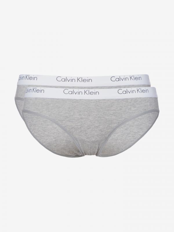 Kalhotky 2 ks Calvin Klein Šedá