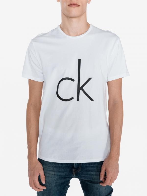 Triko Calvin Klein Bílá