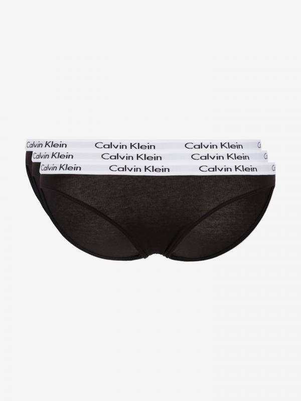 Kalhotky 3 ks Calvin Klein Černá