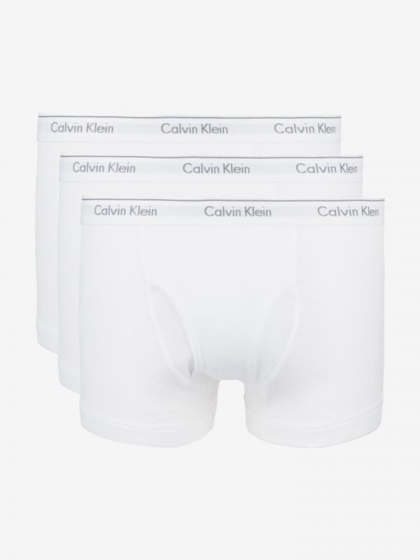 Boxerky 3 ks Calvin Klein Bílá