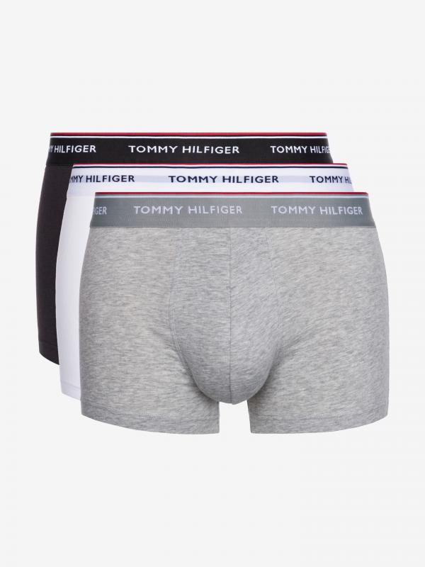 Boxerky 3 ks Tommy Hilfiger Šedá
