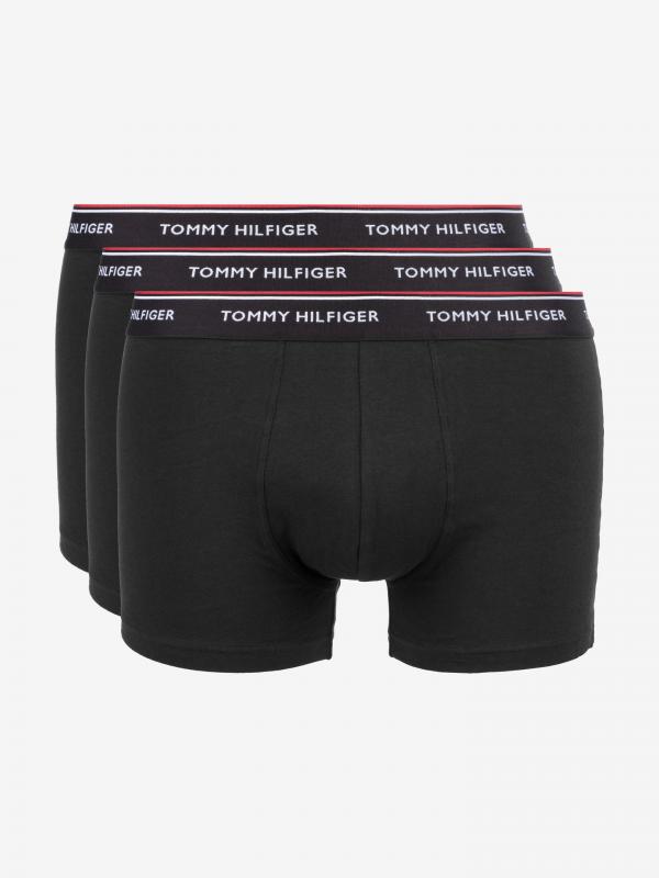 Boxerky 3 ks Tommy Hilfiger Černá