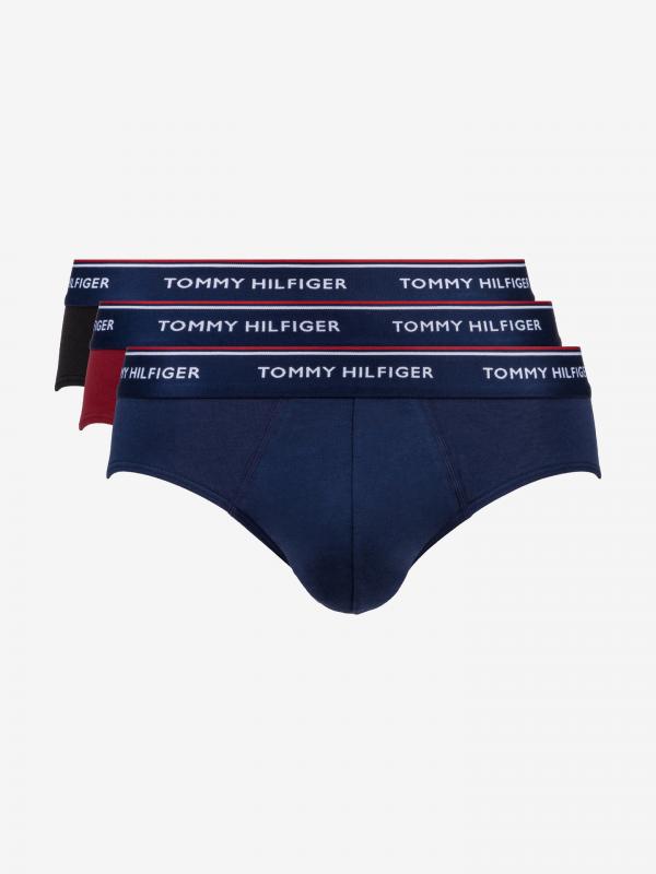 Slipy 3 ks Tommy Hilfiger Modrá