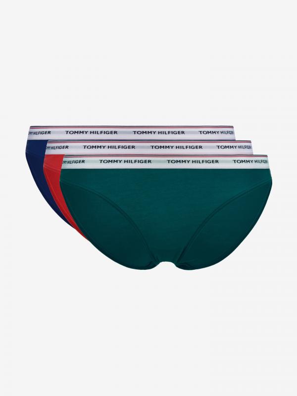 Kalhotky 3 ks Tommy Hilfiger Zelená