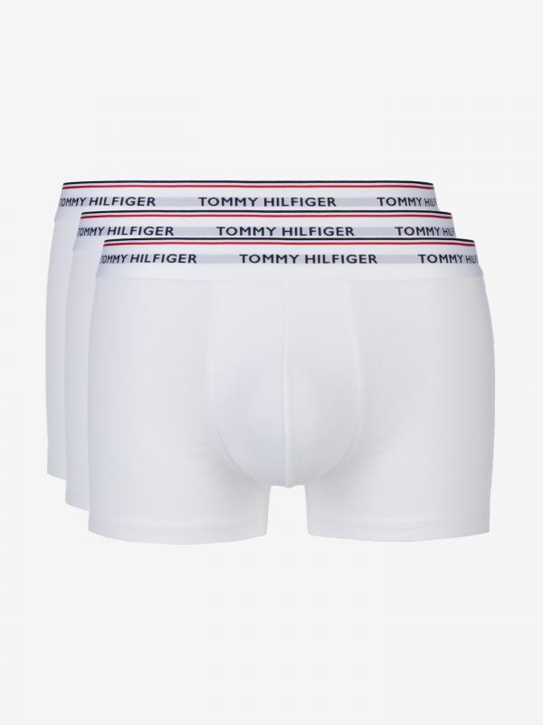 Boxerky 3 ks Tommy Hilfiger Bílá