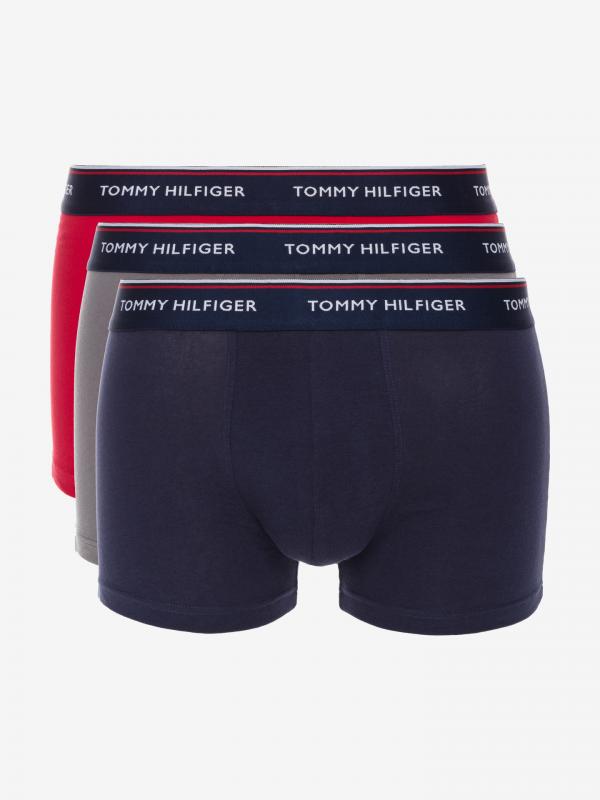 Boxerky 3 ks Tommy Hilfiger Šedá