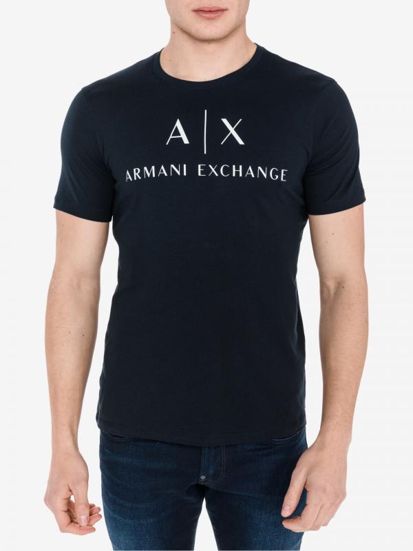 Triko Armani Exchange Modrá