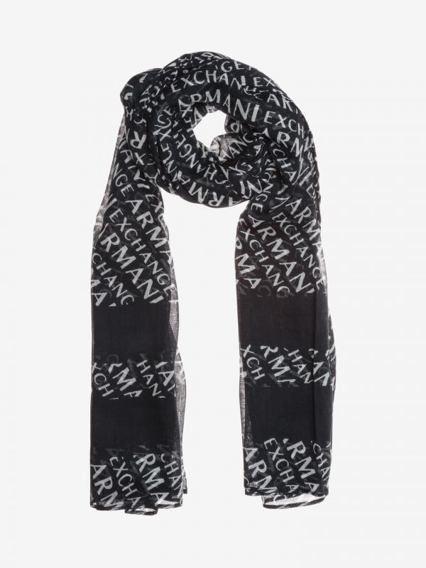 Šátek Armani Exchange Modrá