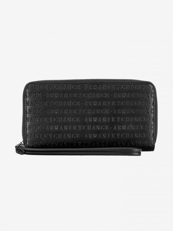 Peněženka Armani Exchange Černá