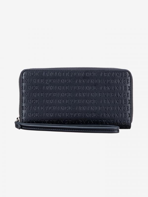 Peněženka Armani Exchange Modrá