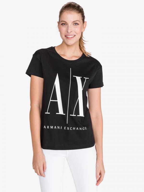 Triko Armani Exchange Černá