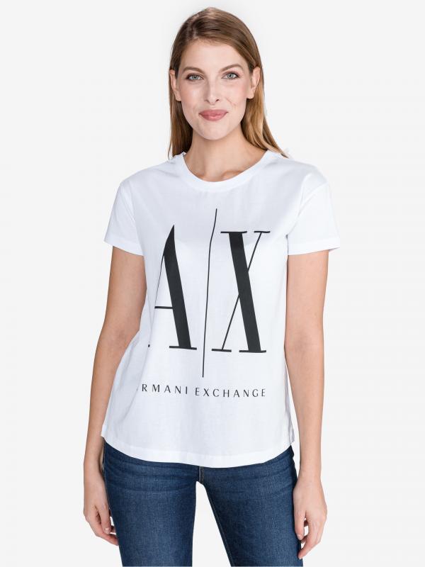 Triko Armani Exchange Bílá